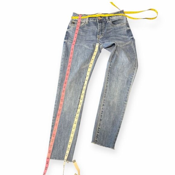 KANCAN Women’s Light Wash Maddison Mid Rise Skinny Ankle Jeans Size 3 / 25 Style - Picture 5 of 5